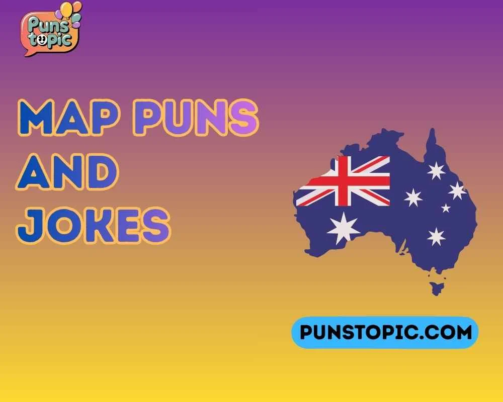 Map puns and jokes