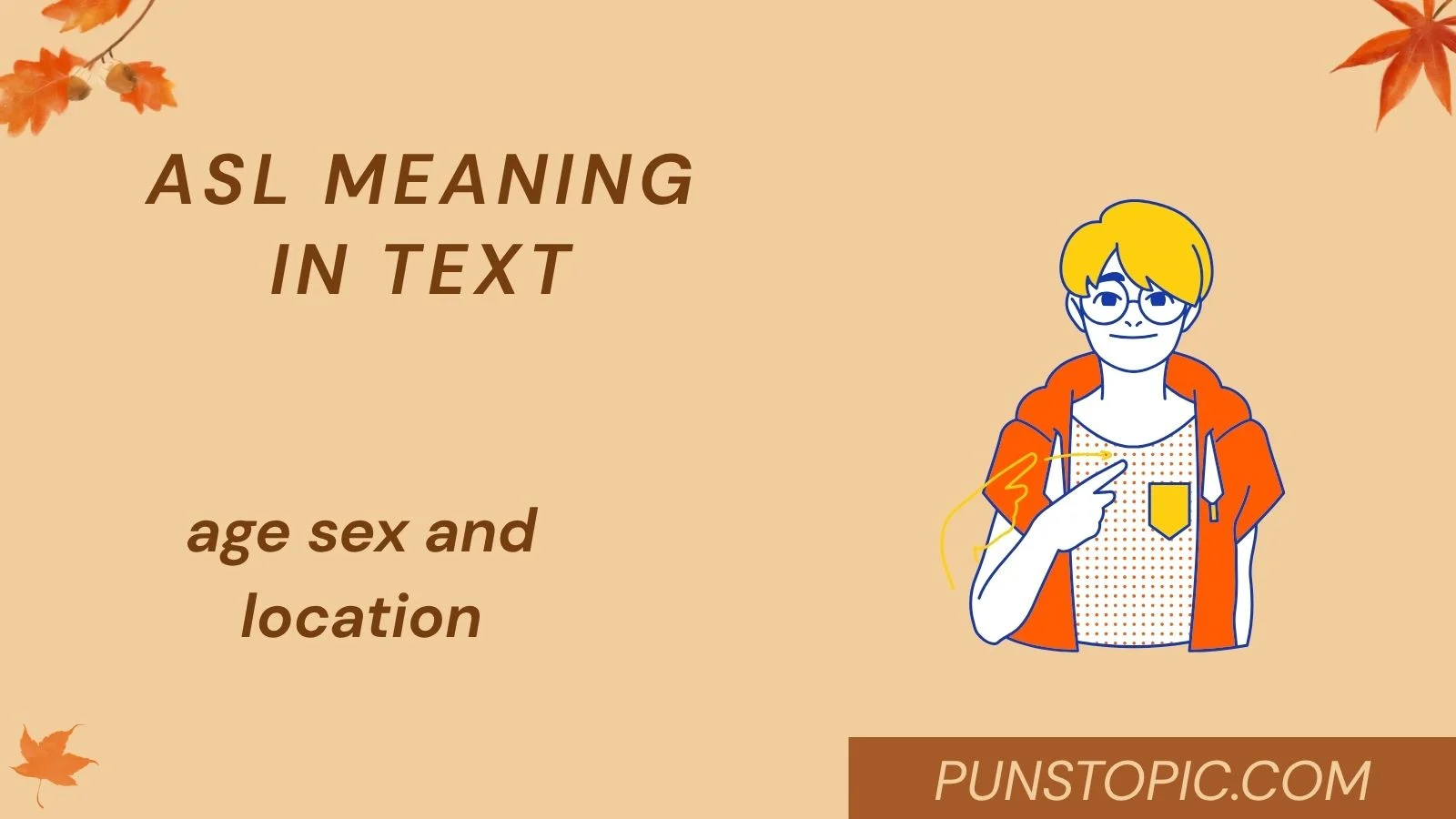 ASL Meaning in Text