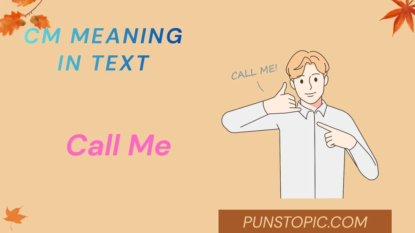 cm meaning in text
