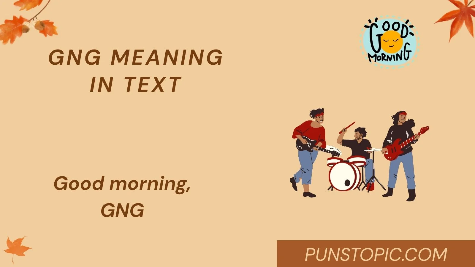 GNG Meaning in Text