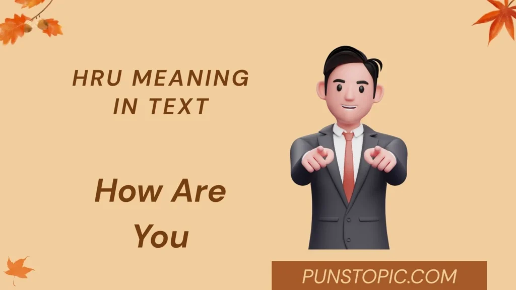 hru meaning in text