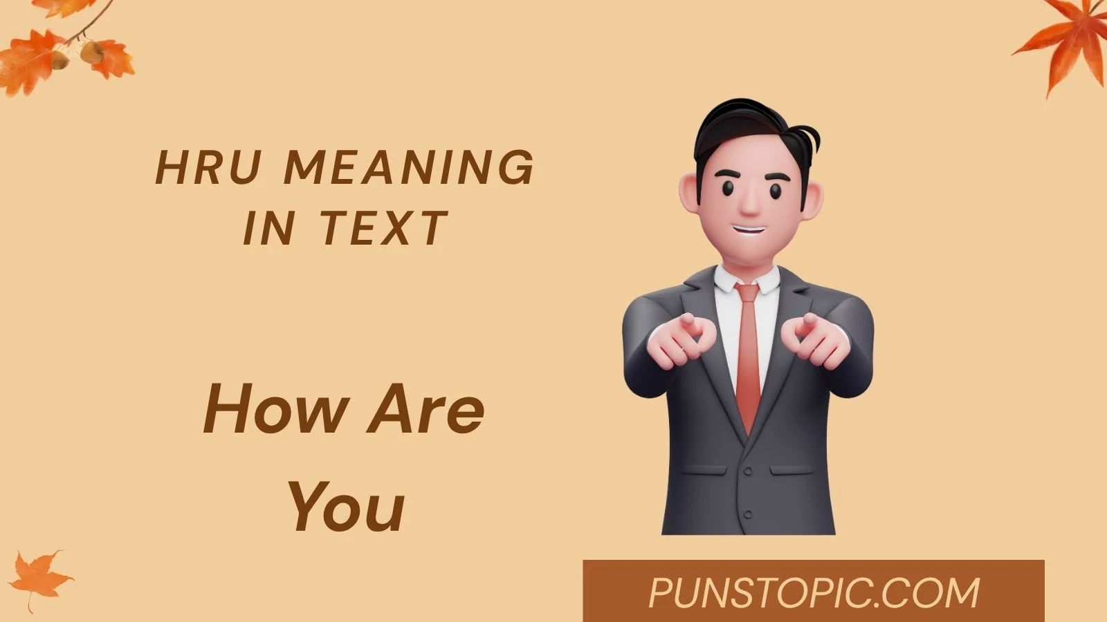 hru meaning in text