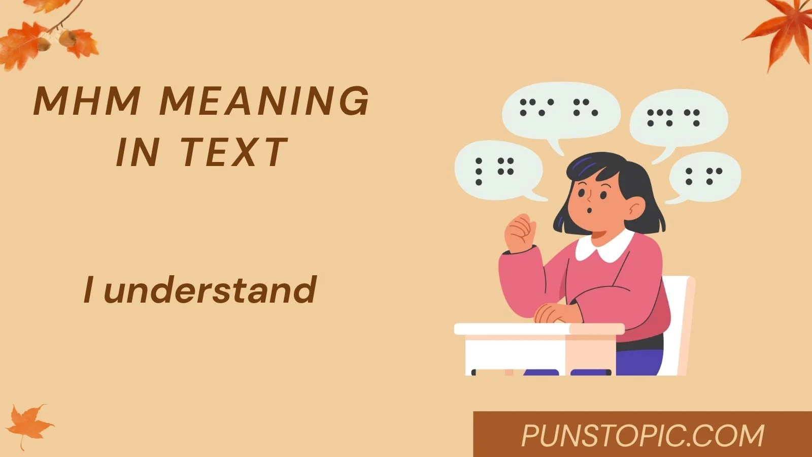 mhm meaning in text