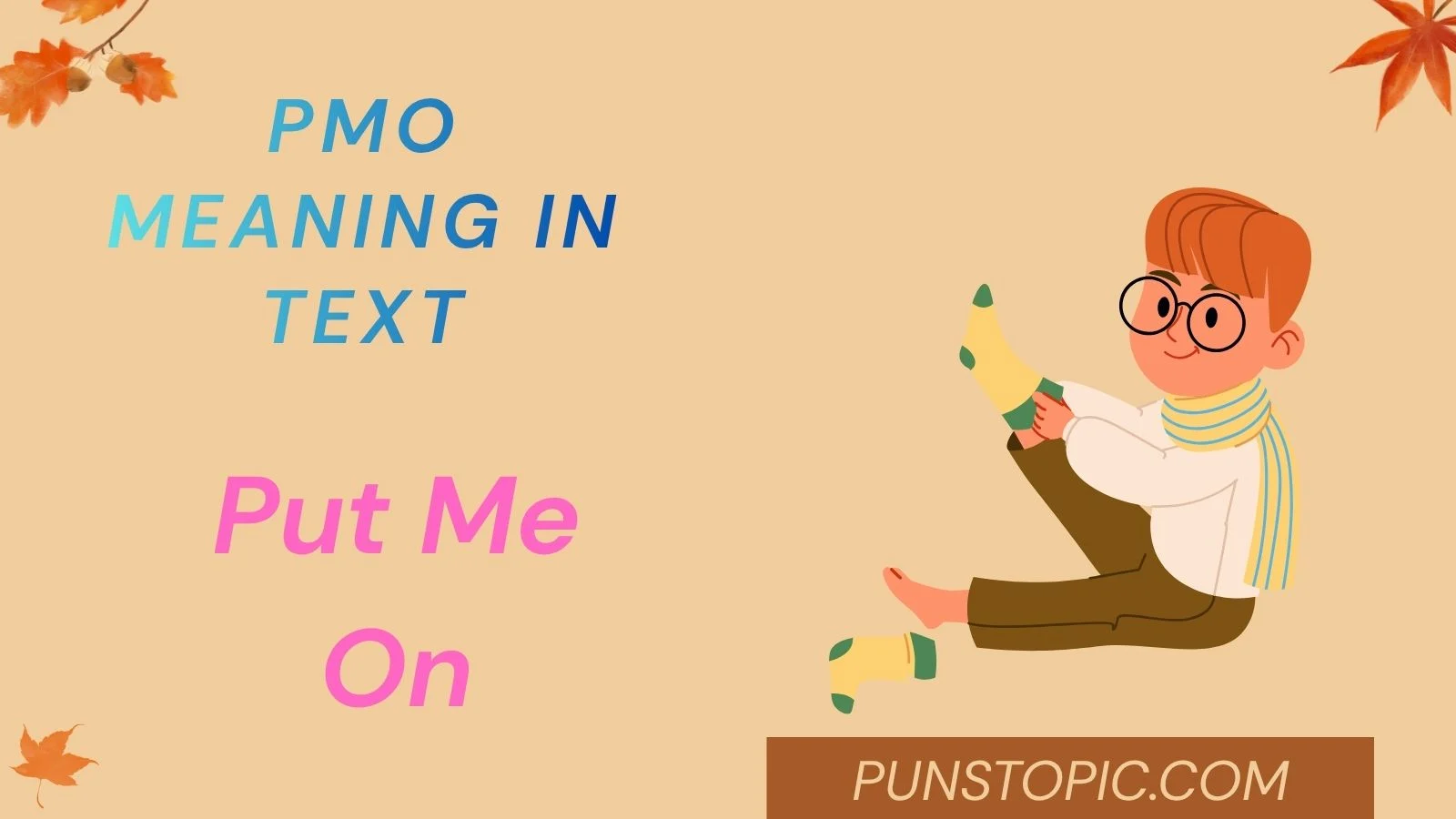pmo meaning in text
