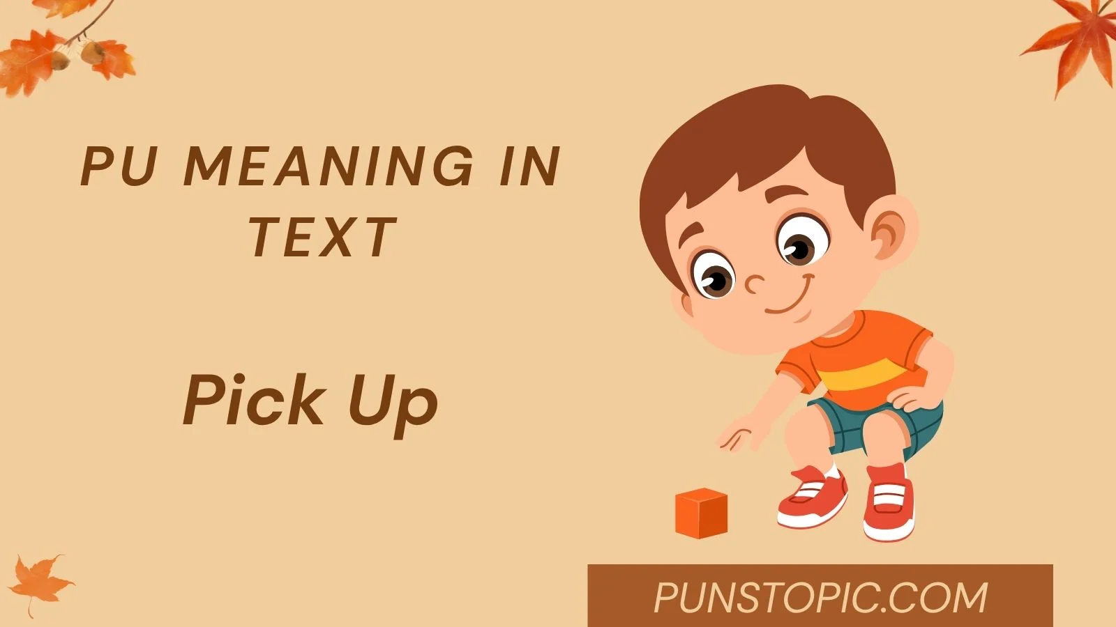 pu meaning in text