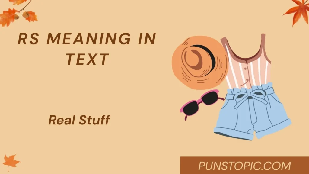 rs meaning in text