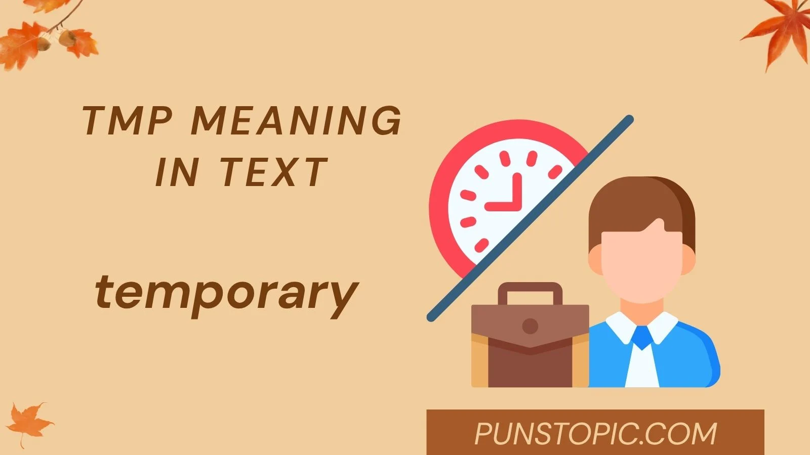 tmp meaning in text