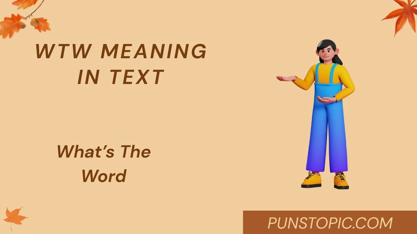 WTW Meaning in Text
