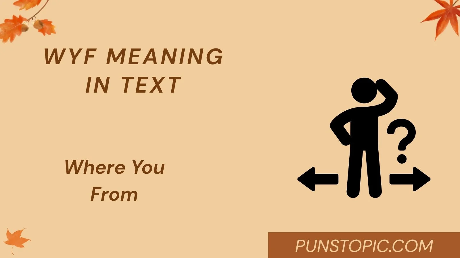 WYF Meaning in Text