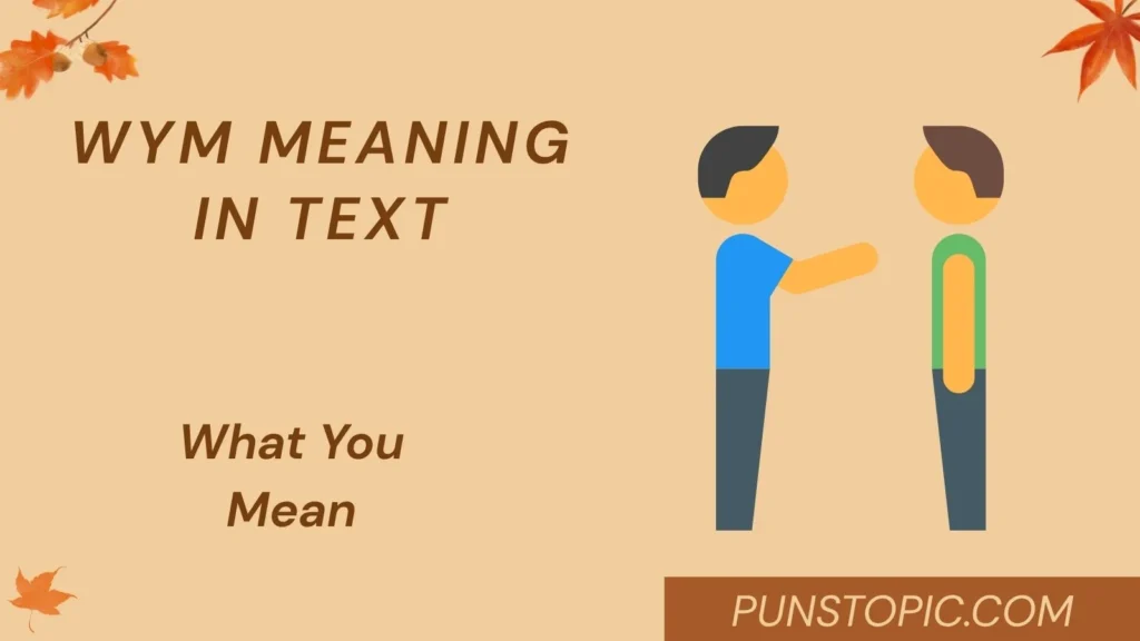 wym meaning in text